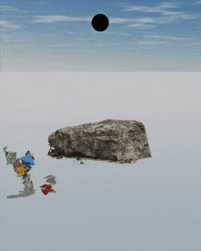 solar diorama 3D