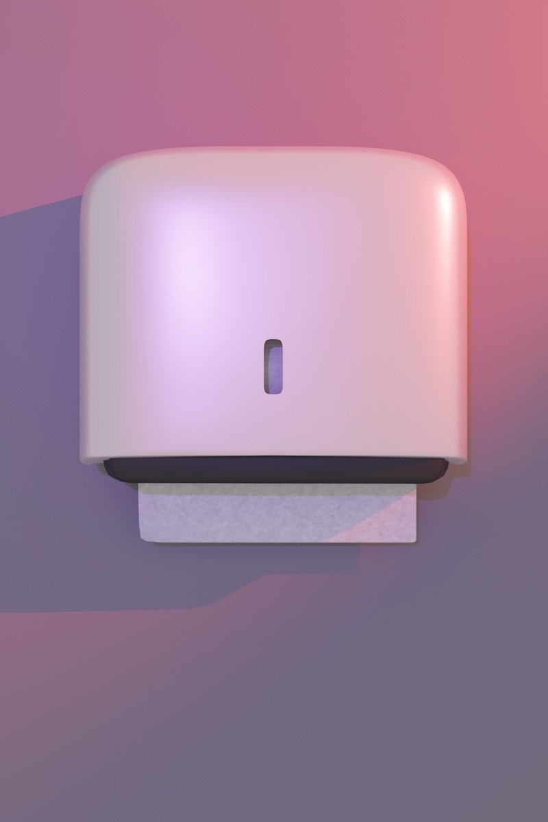 dispenser dark room 3d